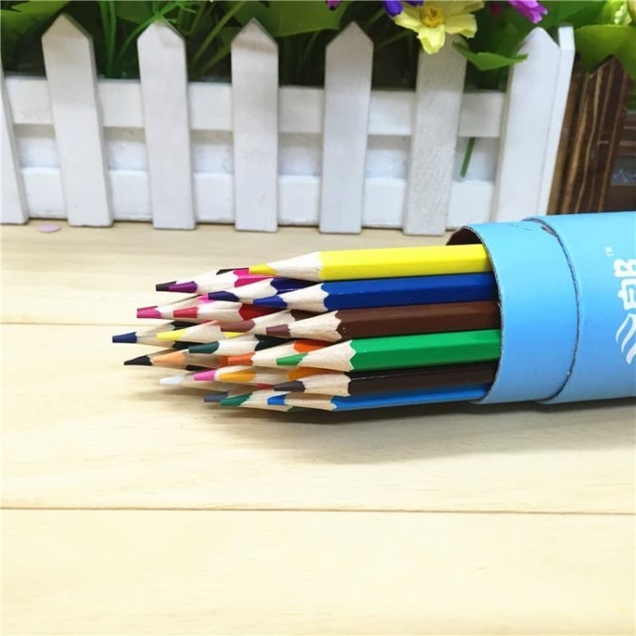 

✨LARIS✨ -RUMAUMA WOOD COLORING PENCIL │ Pensil Warna Anak Bebas Kimia Murah - 36, Merah Muda