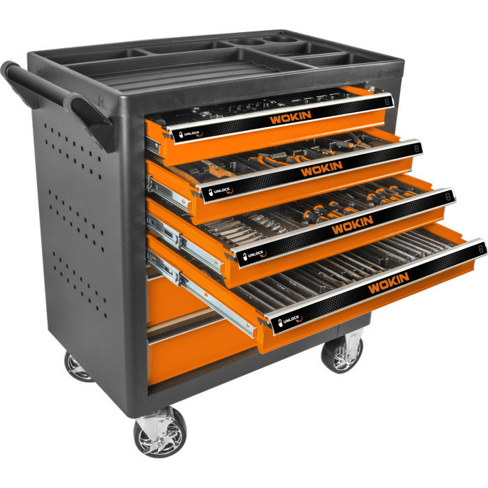 163pcs Roller Cabinet Tools Set Industri Wokin