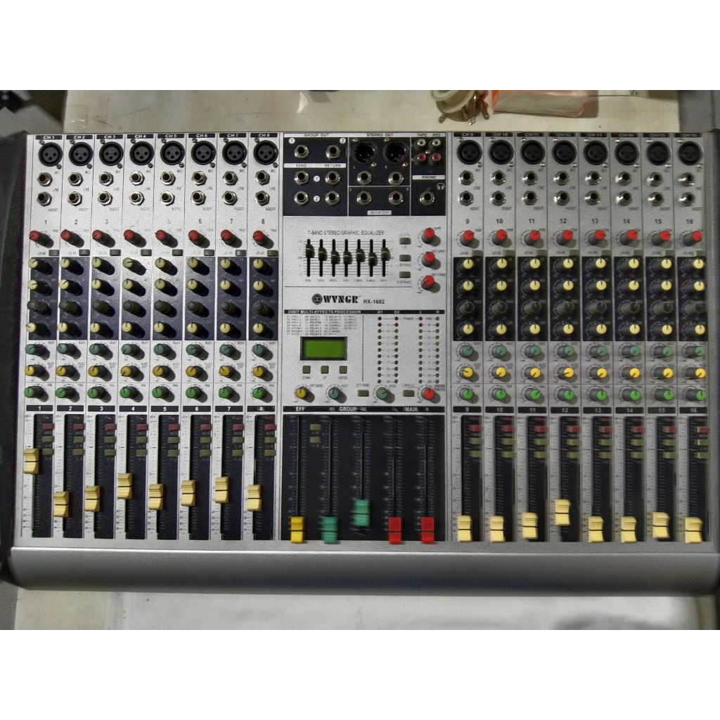 Mixer MIXER AUDIO WVNGR HX - 1602 16 CHANNEL PROFESSIONAL AUDIO