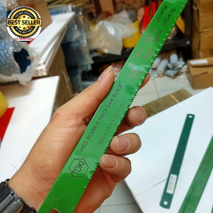 mata hacksaw  toki 14" 350x25x1.25x10T / mata gergaji besi 14" toki hack Saw Blade hss JF
