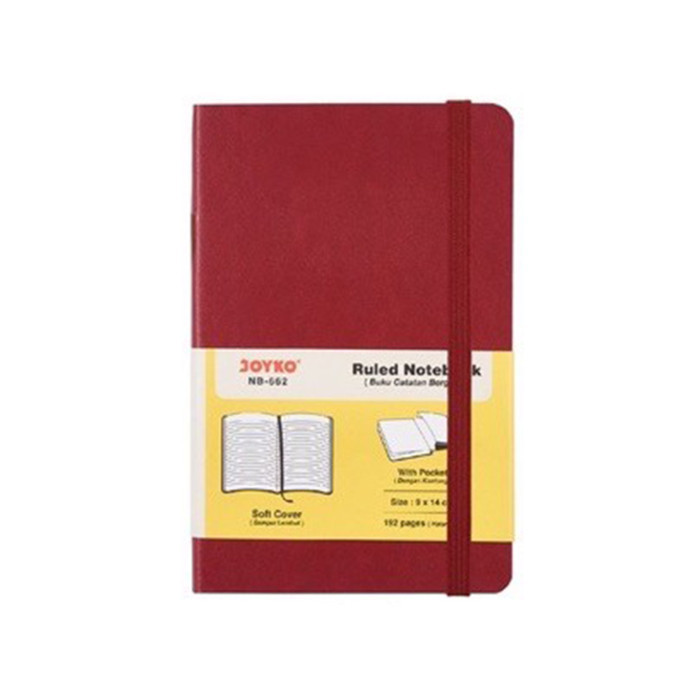 

[KUALITAS TERBAIK] Buku Tulis/ Note Book A6 Joyko NB-662 - Merah