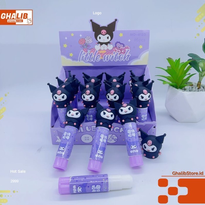 

LEM GLUE STICK 3D HEAD SANRIO / LEM KERTAS KUROMI
