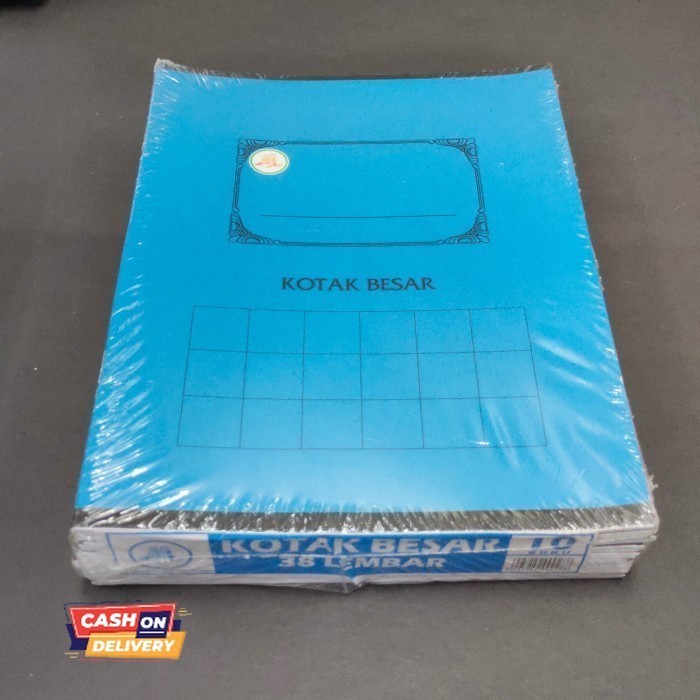 

✨LARIS✨ -BUKU TULIS KOTAK BESAR/MERK AA/1BUKU 38LEMBAR/1PAK ISI 10BUKU