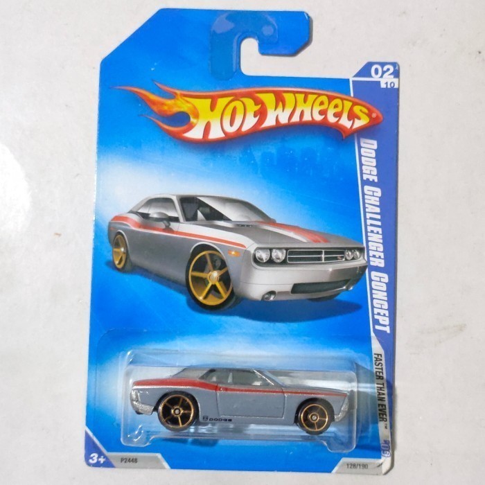 Hotwheels Dodge Challenger Concept abu-abu Faster Than Ever 2009
