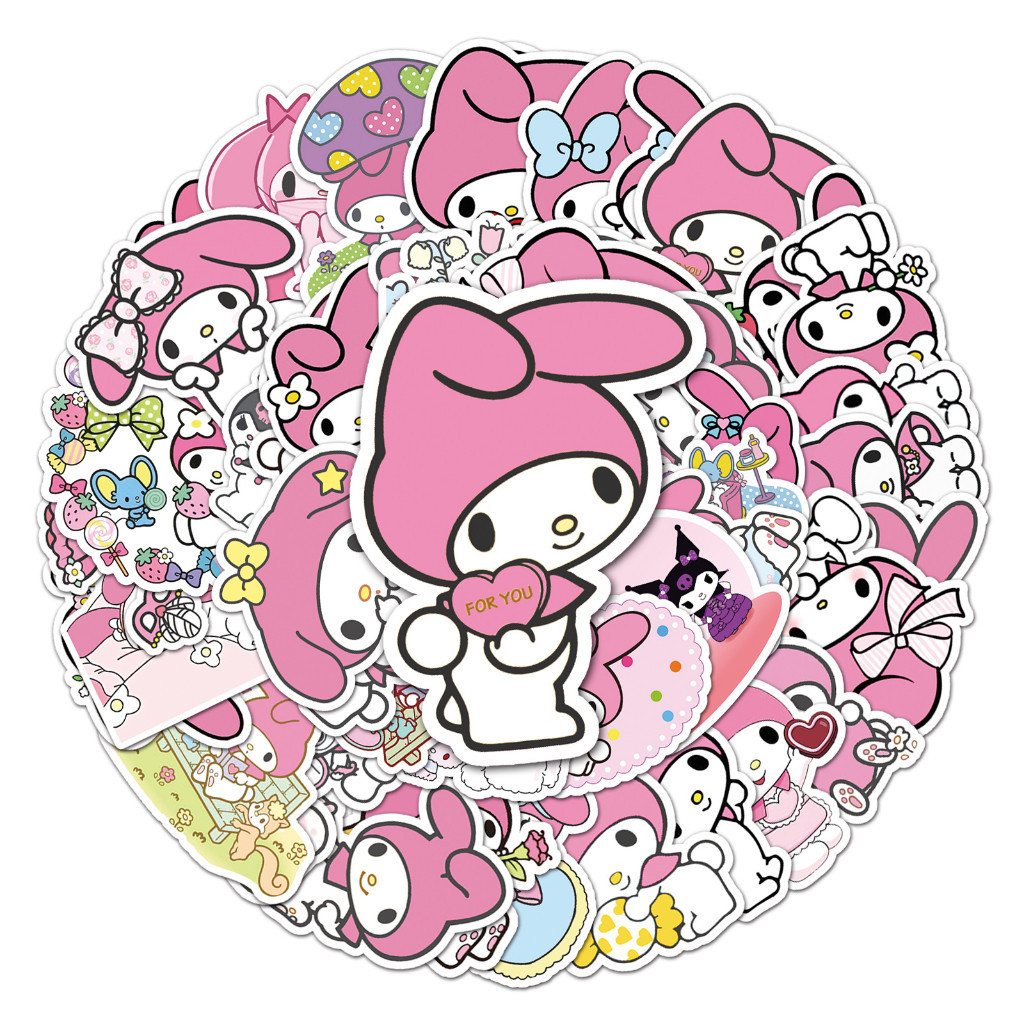 

Sticker Pack vinyl isi 50 | anti air varian STICKER MELODY | glossy matte | laptop helm tumbl koper Stiker