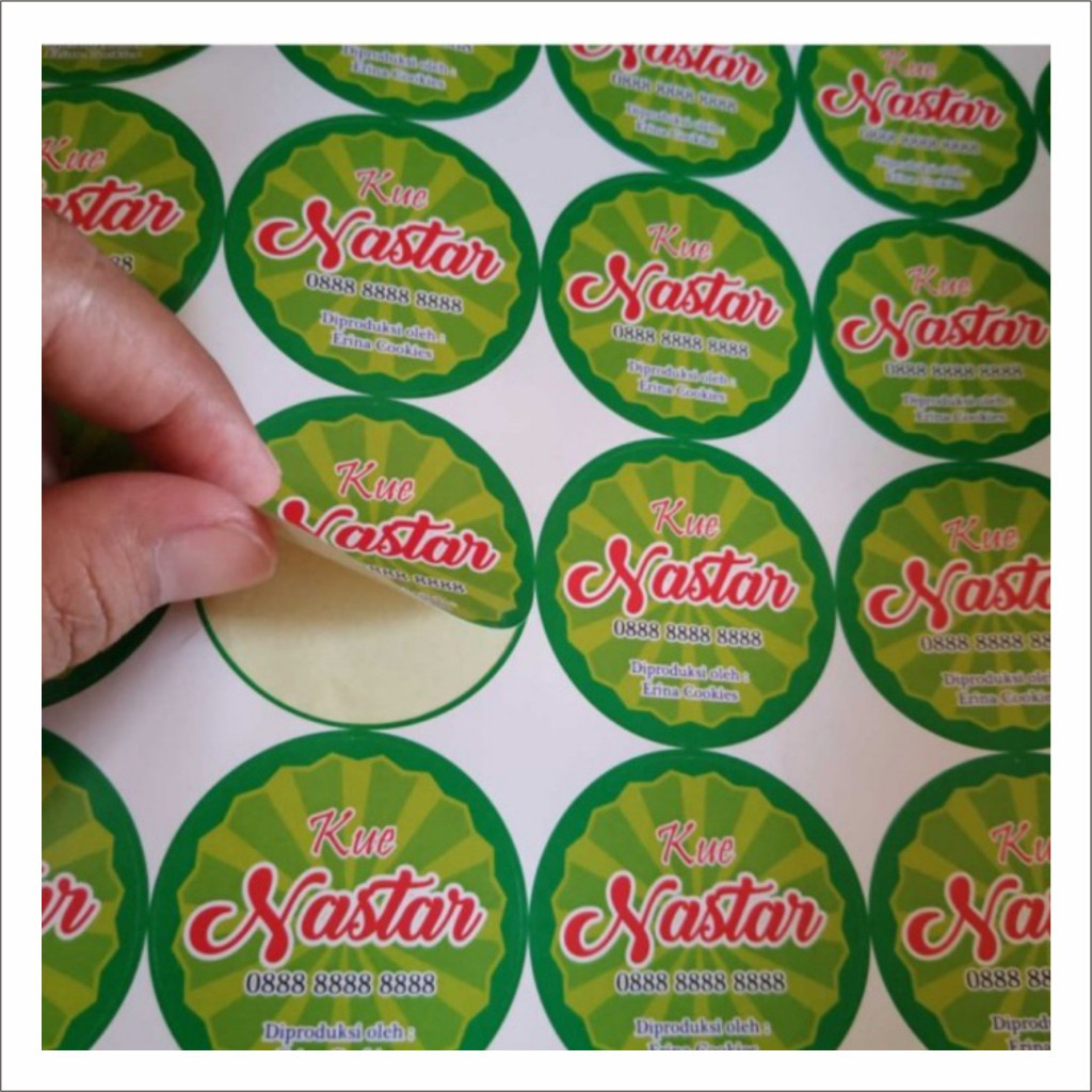 

Cetak stiker label cutting cromo custom stiker label makanan stiker label botol stiker kemasan