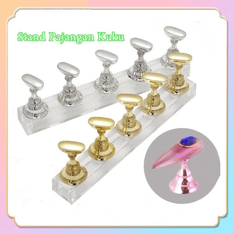 Nail display Stand Holder / Stand Holder Practice Nail Art / Display Kuku palsu