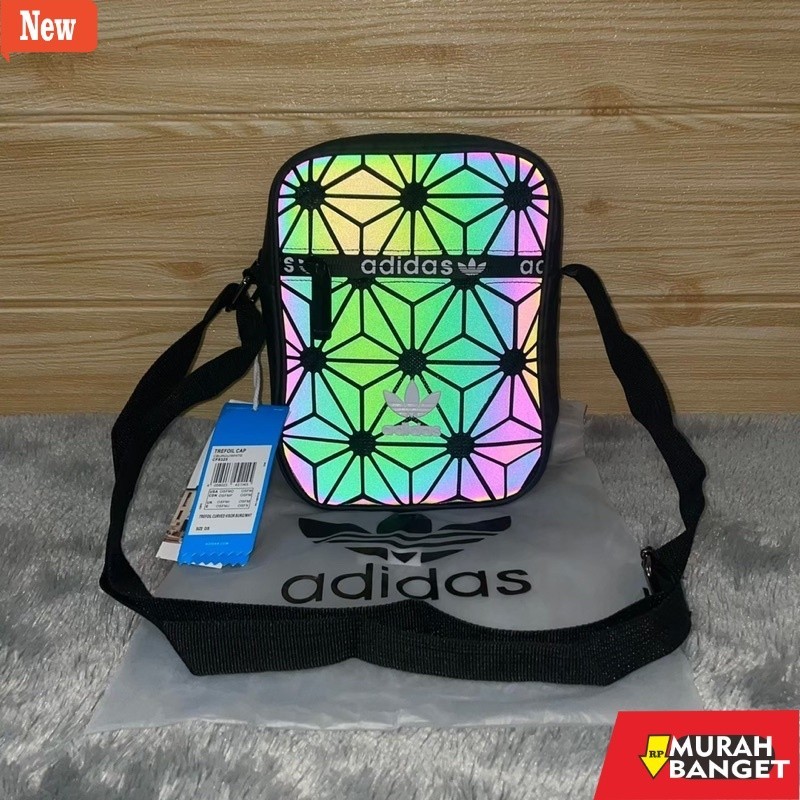 tas selempang wanita shopee haul SLINGBAG ADIDAS ISSEY MIYAKE PATTERN / TAS ADIDAS /