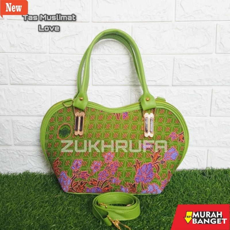 tas selempang wanita shopee haul Tas Muslimat Love//Tas Wanita Adjustable