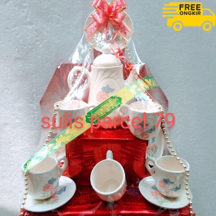

✨LARIS✨ -parcel tea set keramik lebaran B