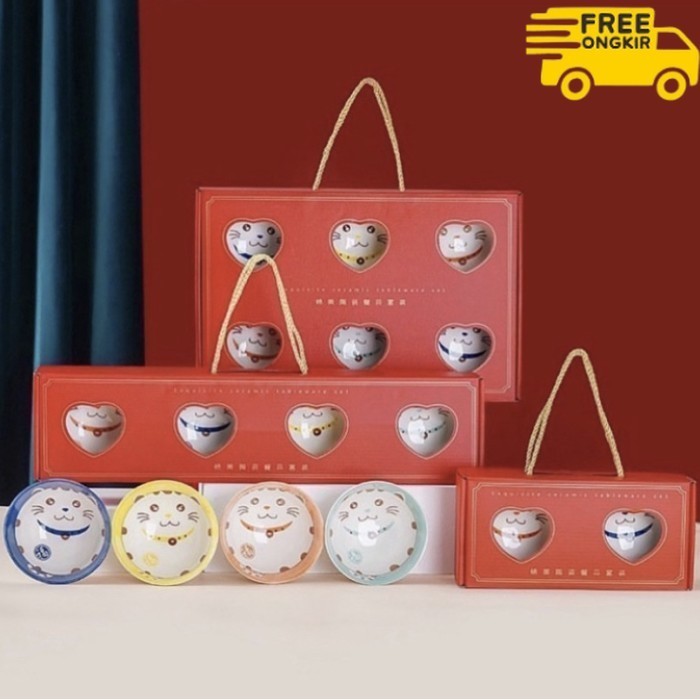 

✨LARIS✨ -Hampers CNY Mangkok set imlek mangkok impor / CNY Hampers bowl set - 2
