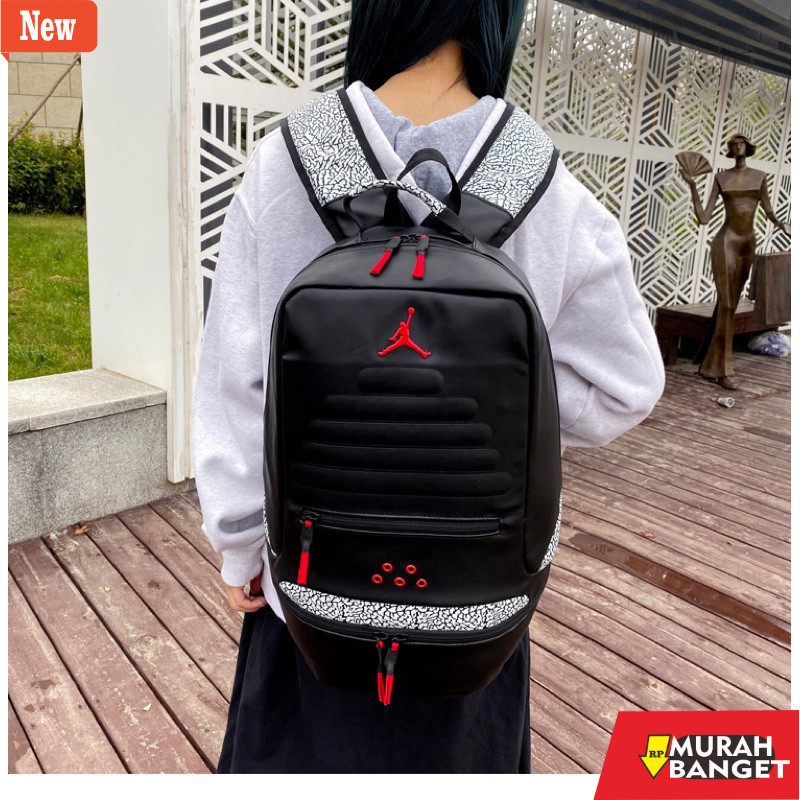 tas ransel wanita shopee RANSEL JORDAN KULIT RETRO 3 / BACKPACK BAGPACK LEATHER JORDAN RETRO 3 / TAS
