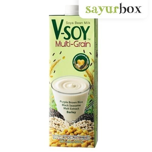 

V-Soy Soy Milk UHT Multi Grain 1 liter afewmart