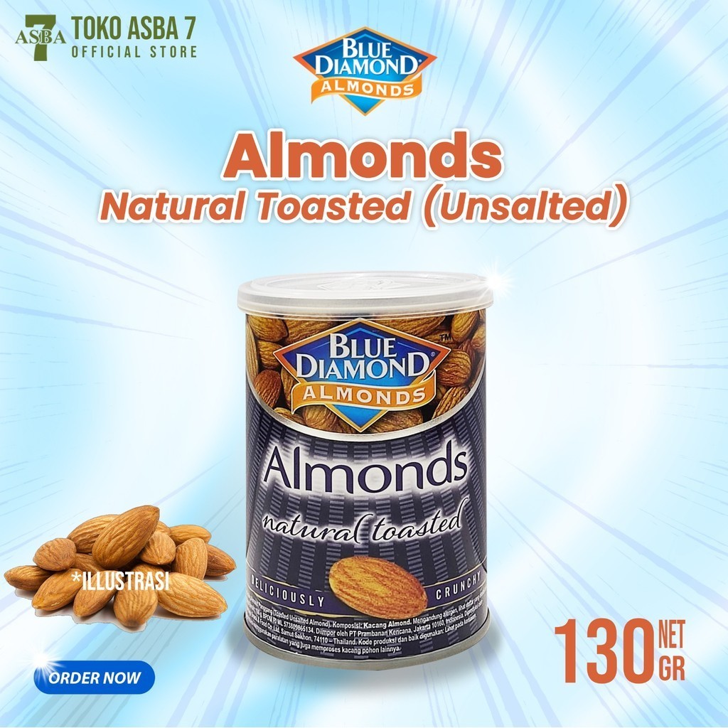 

BLUE DIAMOND NATURAL TOASTED ALMOND 130G