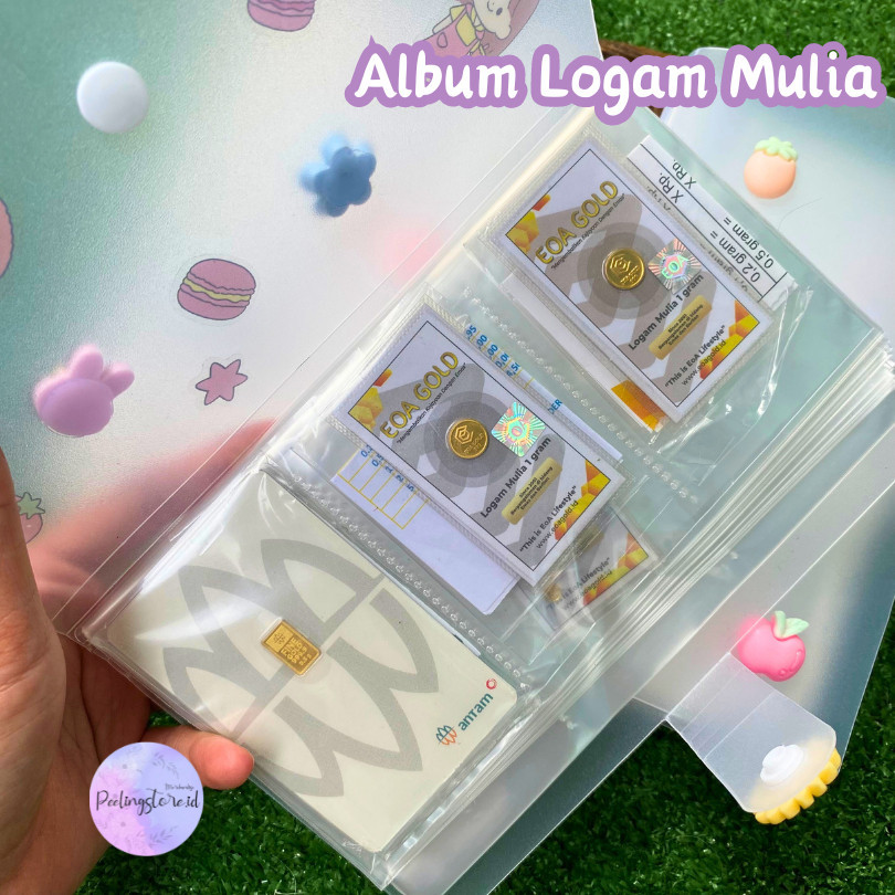 ALBUM LM LOGAM MULIA BINDER ANTAM A6 MUAT 100 GRAM POLOS