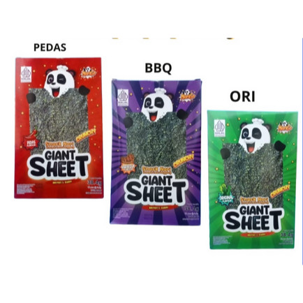 

[SR] 1 Box Norigo Giant Sheet/ Norigo Giant/ Rumput laut/Snack Rumput Laut 3,2gr/ Norigo