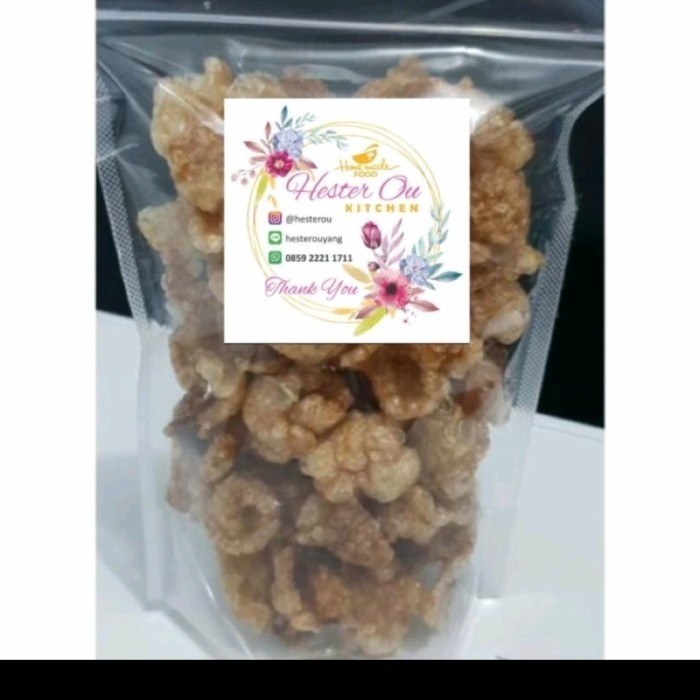 

kerupuk kulit babi mentah / bakphok mentah siap goreng