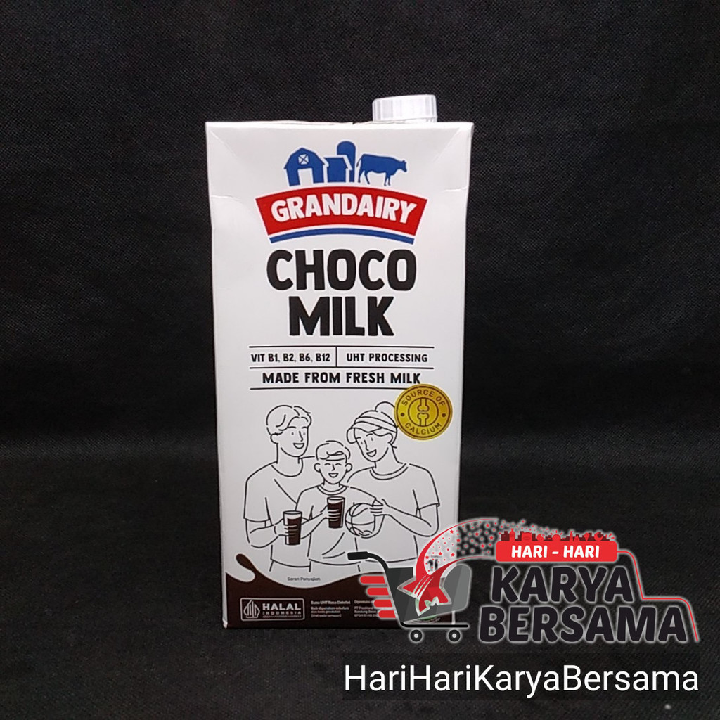 

GRANDDAIRY SUSU UHT FRESH MILK CHOCO 1000ML