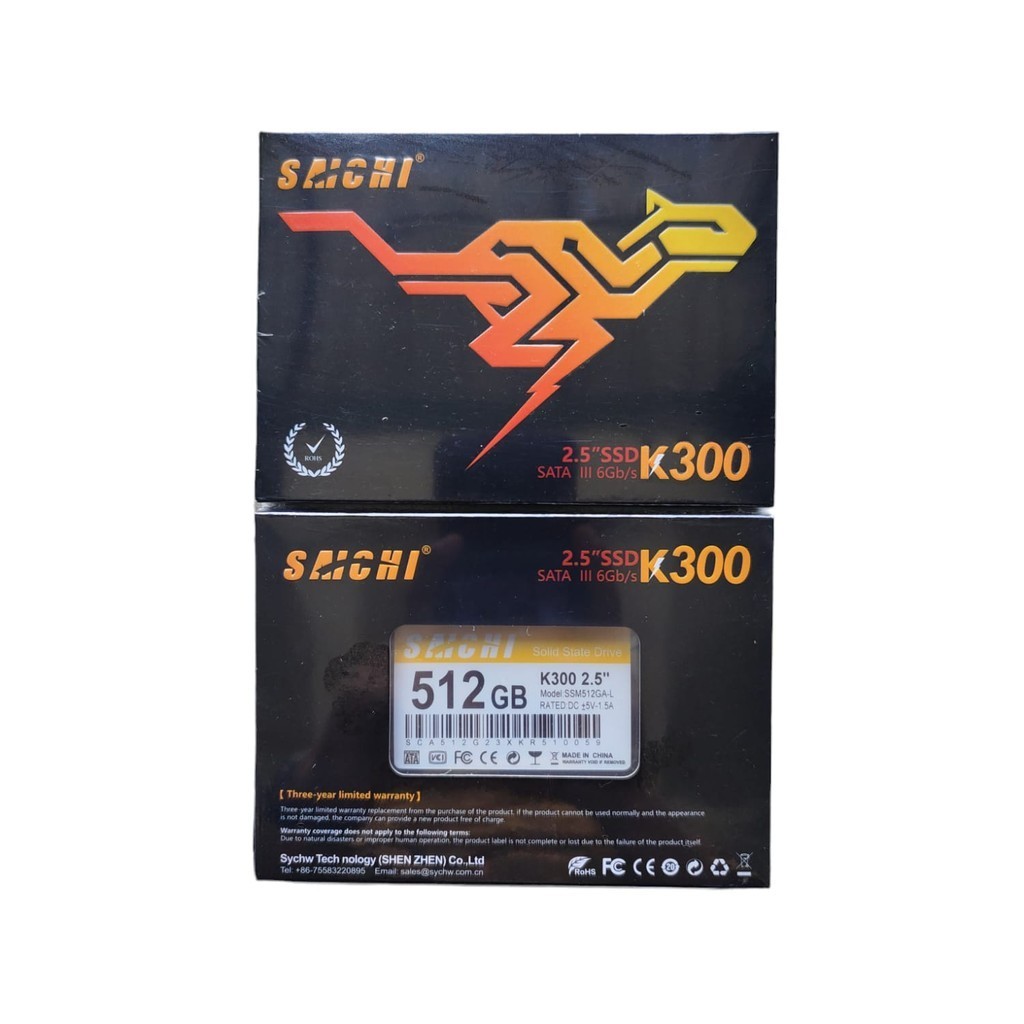 Ssd Laptop Internal Saichi 512GB Sata III 2.5"