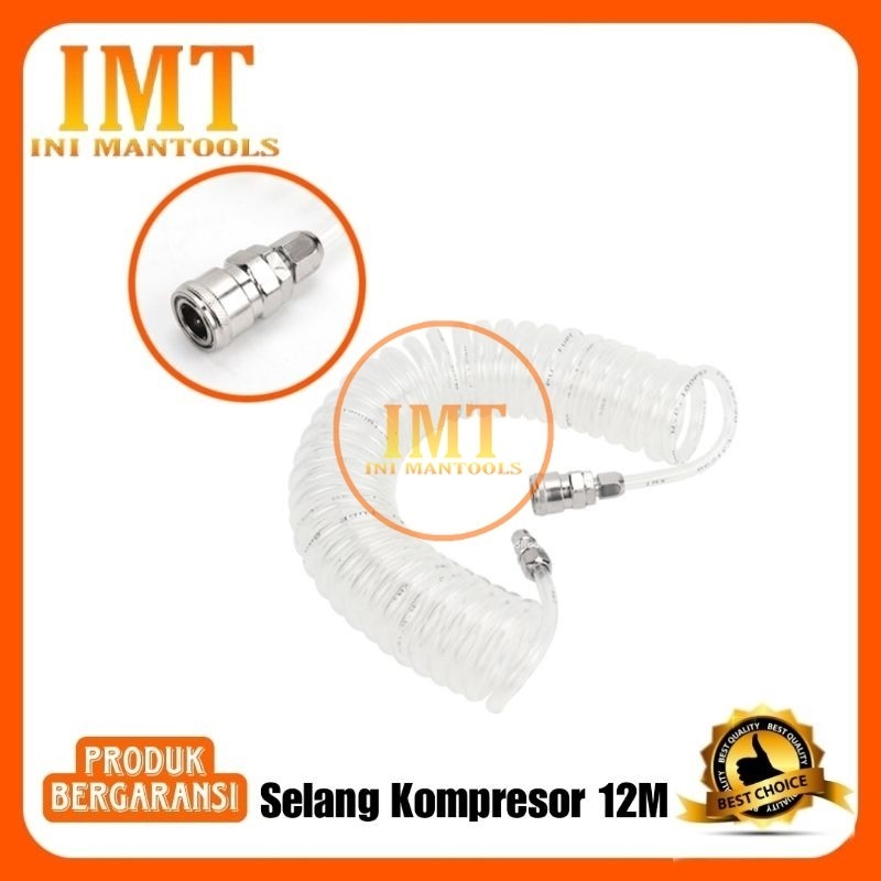 Kapusi Selang Kompresor PU 12 Meter 8x5mm K-1035