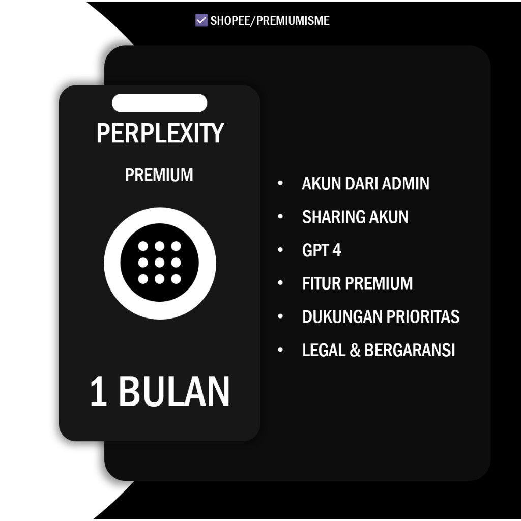 PERPLEXITY PREMIUM MURAH