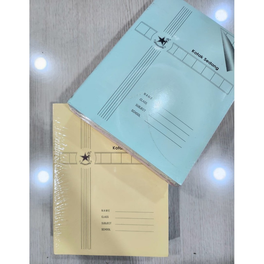 

BUKU KOTAK SEDANG | MERK AA | ISI 10 BUKU / BUKU MANDARIN / BUKU TK Atk