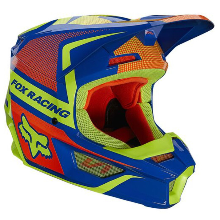 FOX Racing V1 Oktiv Helmet, ECE [Blue]