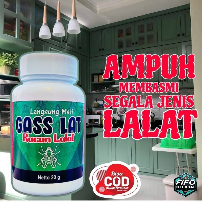 GASS LAT Racun Lalat Mati Seketika Pembasmi Lalat 100% Ampuh Anti Lalat Buah Pembasmi Lalat Limbah/ 