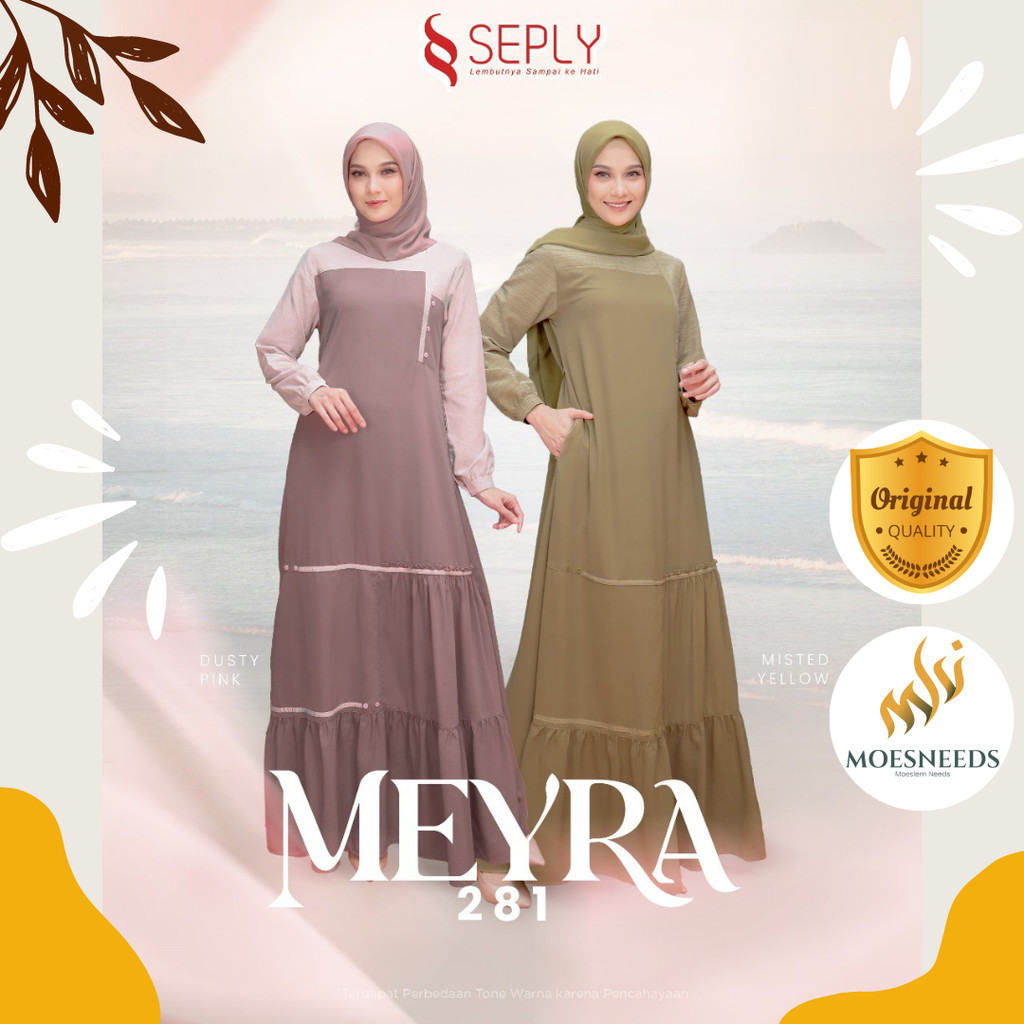 SEPLY Gamis Wanita Terbaru Kekinian Meyra 281