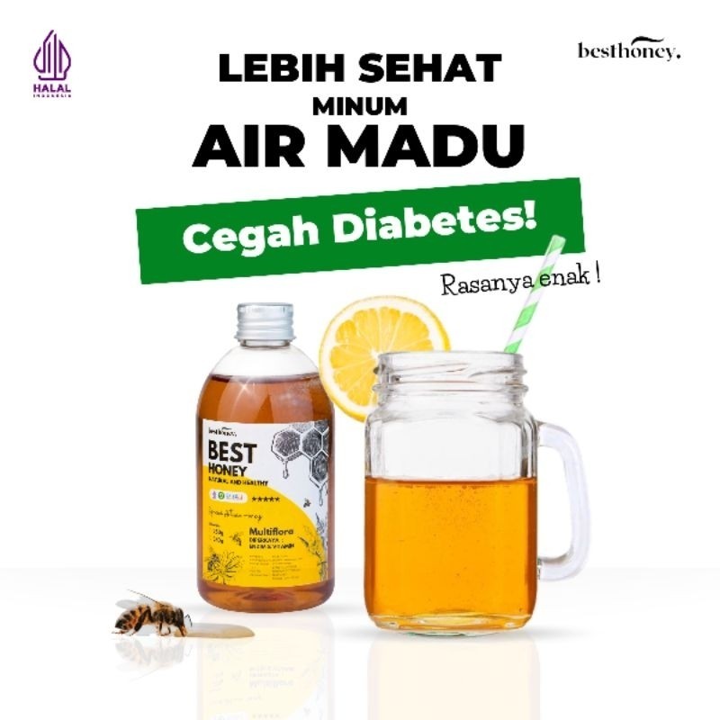 

Best Honey Madu Multiflora Asli Original 350gr
