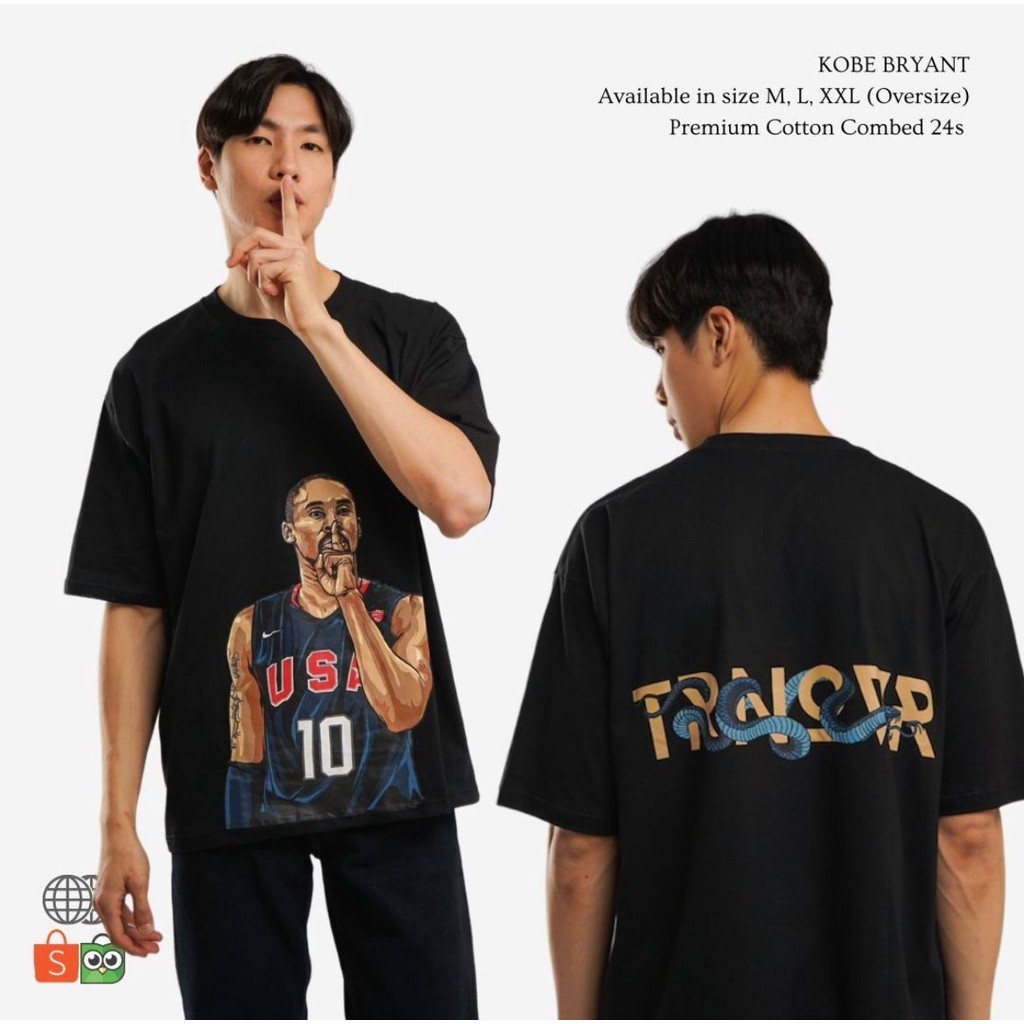 cotton TRNOVR Kaos Oversize | Kobe Bryant | Kobe USA