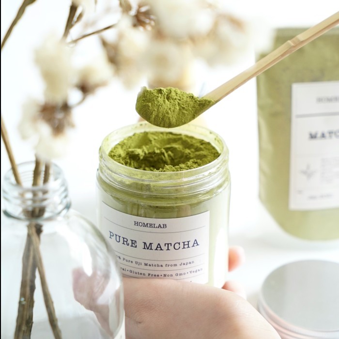 

100% Pure Uji Matcha Japan - Bubuk Matcha Premium Grade 100g - Toples