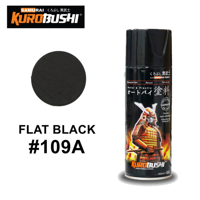 YM99 Pilox Samurai 109A FLAT BLACK DOFF 400ml Hitam Samurai 109 Cat Samurai