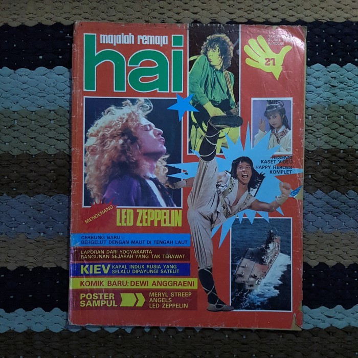 Majalah HAI -  Majalah Remaja Edisi Mengenang Led Zeppelin (1983)