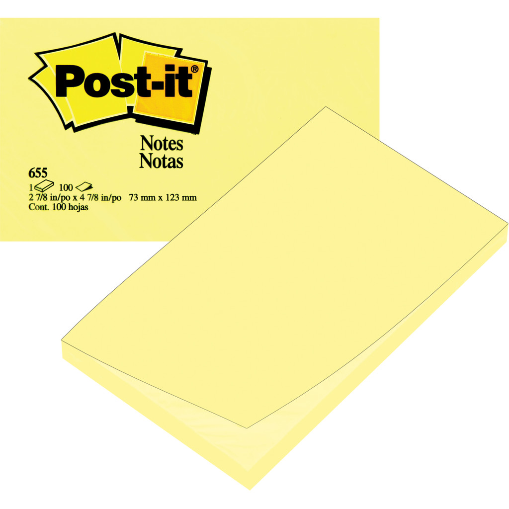 

Post It Sticky notes 655 3M Kuning - PAD