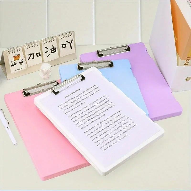 

A4 Board with Folder Clip Folder Organizer Box Office Supplies Mat Board Clipboard Fresh Exam File Information Booklet
