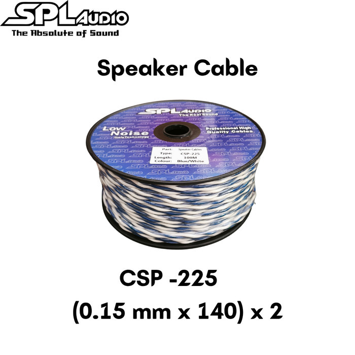 SPL Audio Kabel Speaker Kepang dalam Box CSP-225 100 Meter