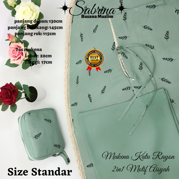 Mukena 2in1 JUMBO Al-Kahf /Mukena traveling 2in1 JUMBO /Mukena dewasa - RT06