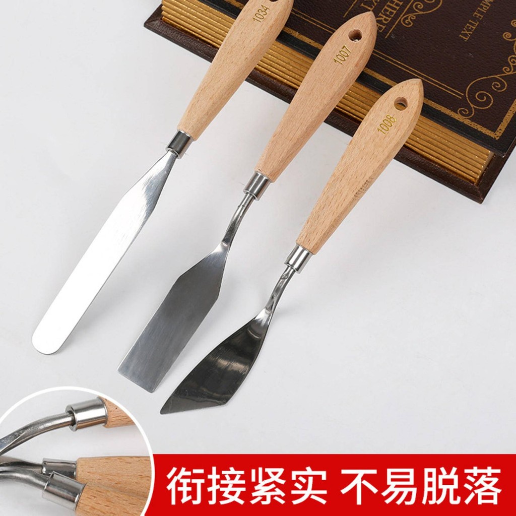 

Professional Stainless Steel Spatula Drawing Palette Knife for Oil Painting Artist Oil Art Tools School Supplies