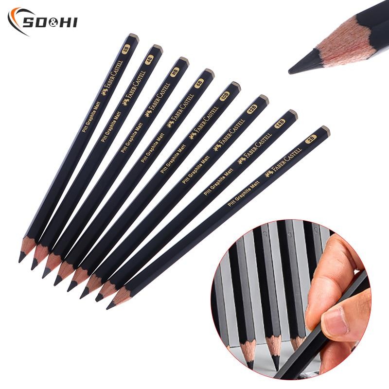

1pc Faber-Castell Matte Sketch Pencil Painting Art Graphite Pencils Shading Writing Sketch Drawing Design Art Supplies