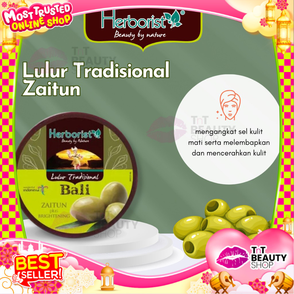 Herborist Lulur Tradisional Bali Zaitun 100gr | TnT Beauty Shop - NUZ