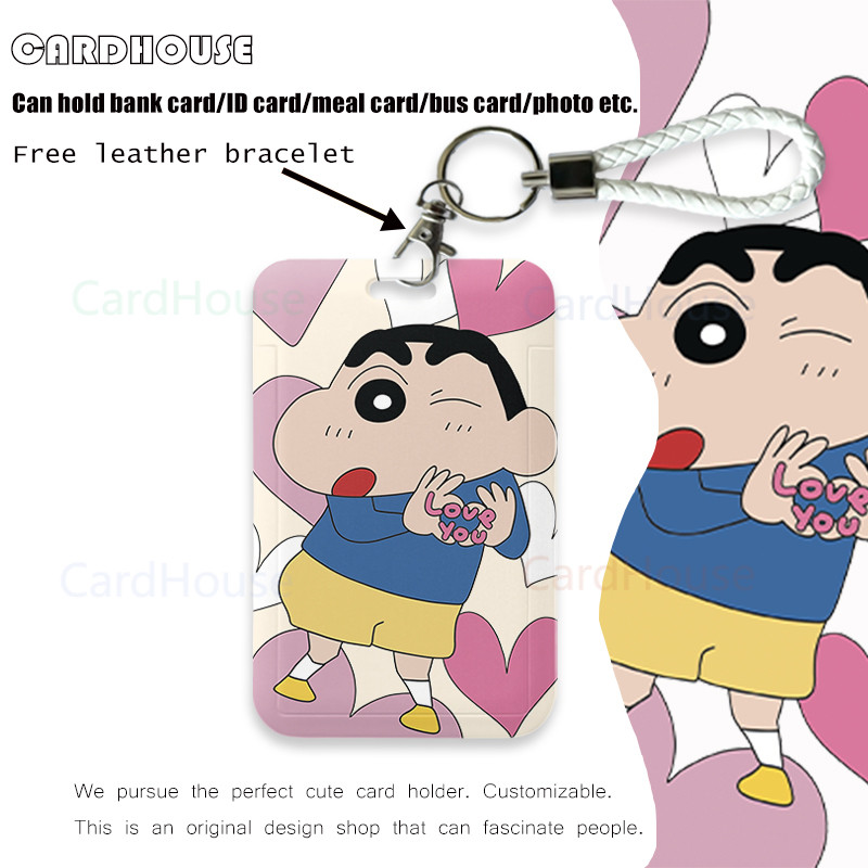 

【Promosi Toko Baru】KARTUN Unik ID CARD Dompet Kartu Aesthetic ShinChan HOLDER ID CARD Aesthetic LT134 Tempat Photocard Photo Card Kartun Shin Chan