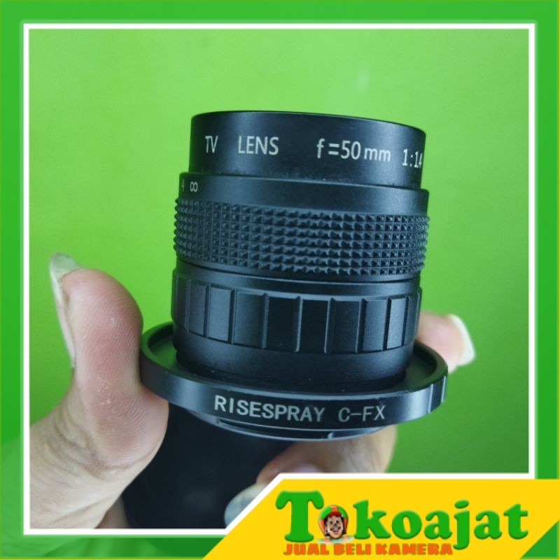 LENSA MANUAL CCTV 50MM F1.4 FOR FUJIFILM TERMURAH