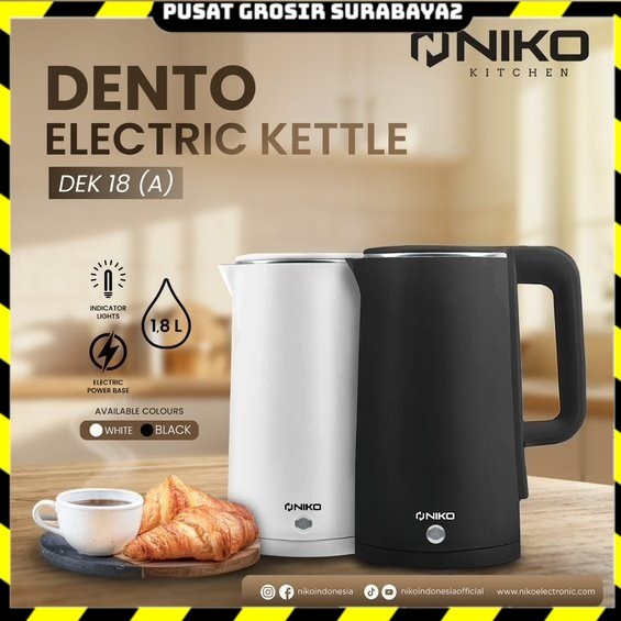 TEKO ELEKTRIK/ KETTLE AIR PANAS NIKO/ TEKO ELEKTRIK HOTEL