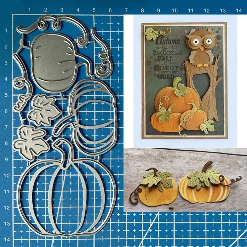 

Halloween Pumpkin Box Metal Cutting Dies Scrapbook Embossing Folder for Paper Craft DIY Handmade
