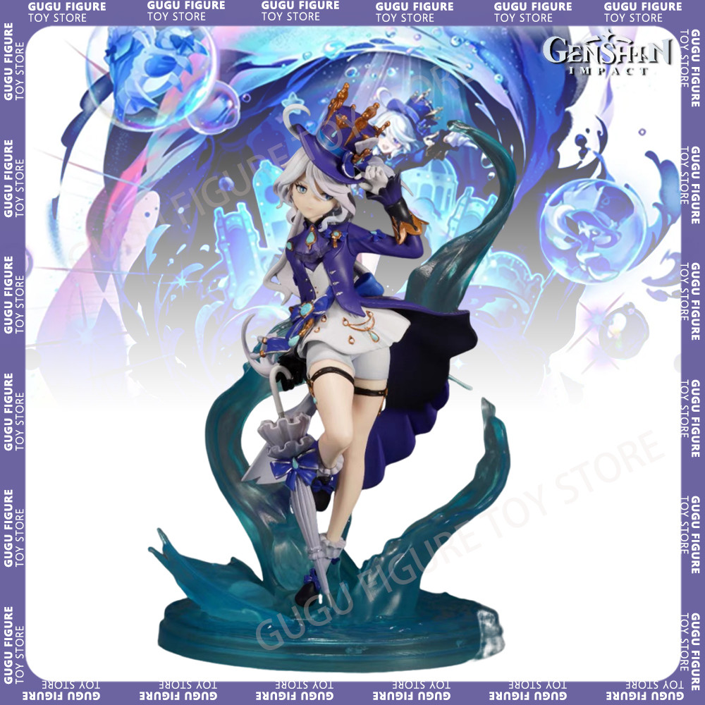 Genshin Impact Anime Figure Furina Action Figures Focalors Model Doll Furina De Fontaine Statue Mode