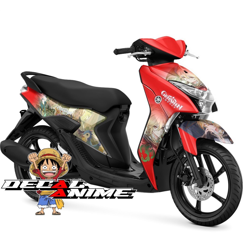 Stiker Decal Gear Full body Sticker Gear 125 Full Body motor Decal Anime Genshin Impact Alhaitham