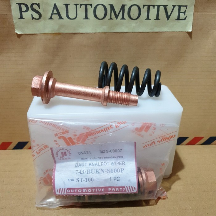 BAUT KNALPOT SUZUKI FUTURA + PER JH-743 PART BARU