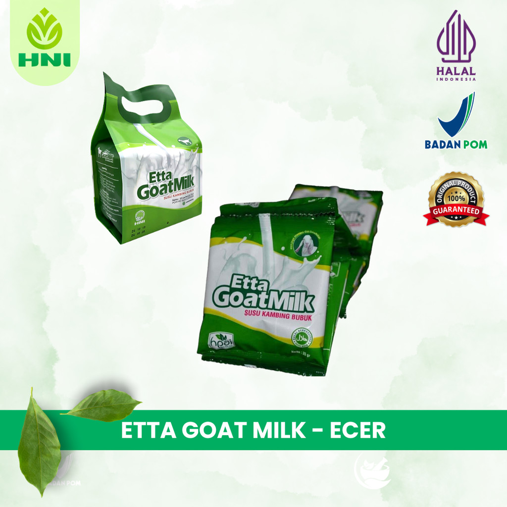 

Etta GoatMilk HNI HPAI (25gr) - 1 Sachet
