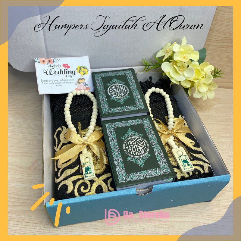 

HAMPERS SAJADAH AL QURAN TASBIH COUPLE KADO WEDDING ENGAGEMENT ANNIVERSARY BIRTHDAY / HADIAH PERNIKAHAN SAJADAH AL QURAN TASBIH LUCU / WEDDING GIFT SAJADAH SOUPLE AL QURAN TASBIH / SOUVENIR PERNIKAHAN SAJADAH ALQURAN / SOUVENIR HAJI SAJADAH AL QURAN/ kelu